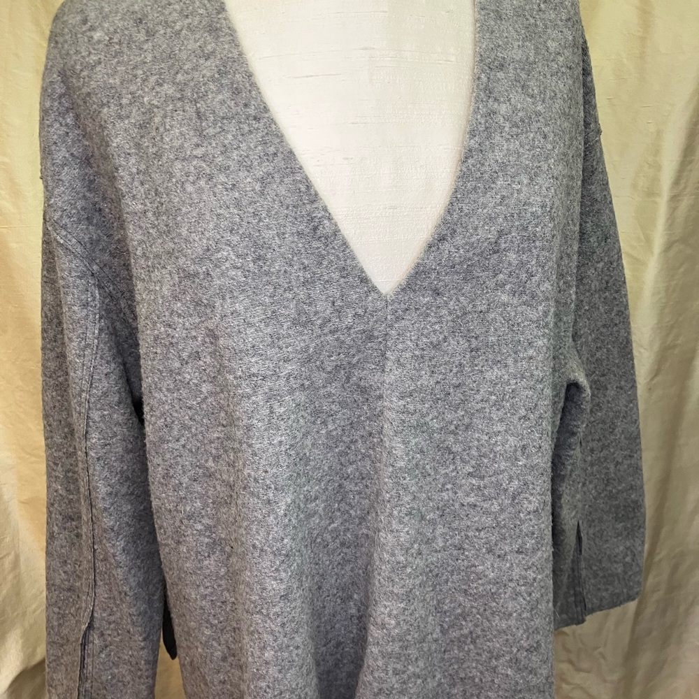 Zara Light Gray Deconstructed Tunic